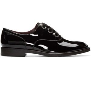 MARC JACOBS Black Patent Helena Oxfords Women’s Size 39